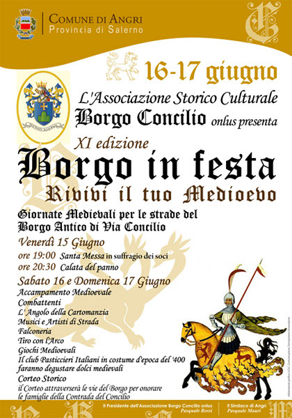 borgo concilio in festa angri